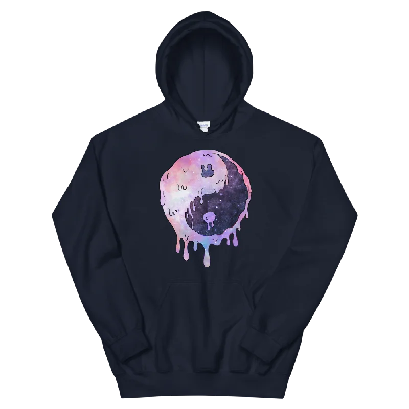 Yinyang Melting Graphic Hoodie Luxurious Men's High