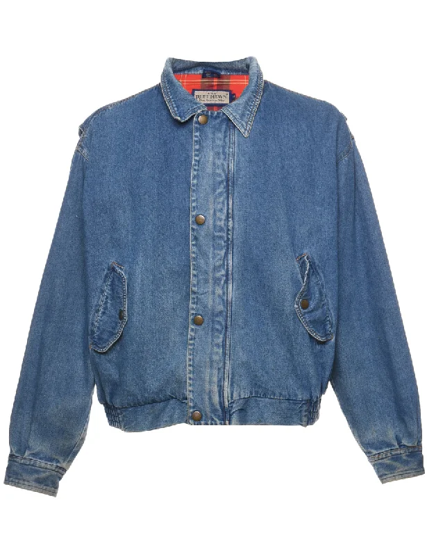 Medium Wash Denim Jacket - M Vacation