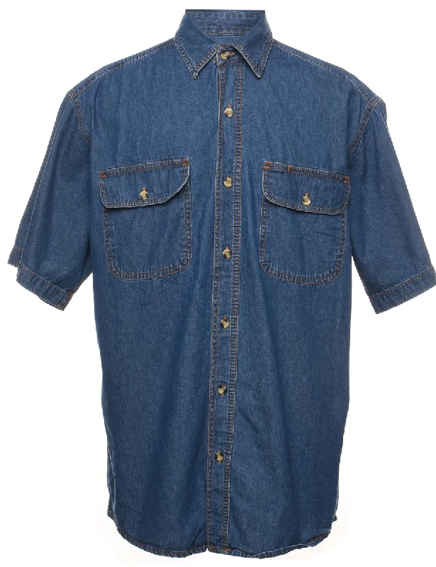 Dark Wash Denim Shirt - M Refined Men's Hand