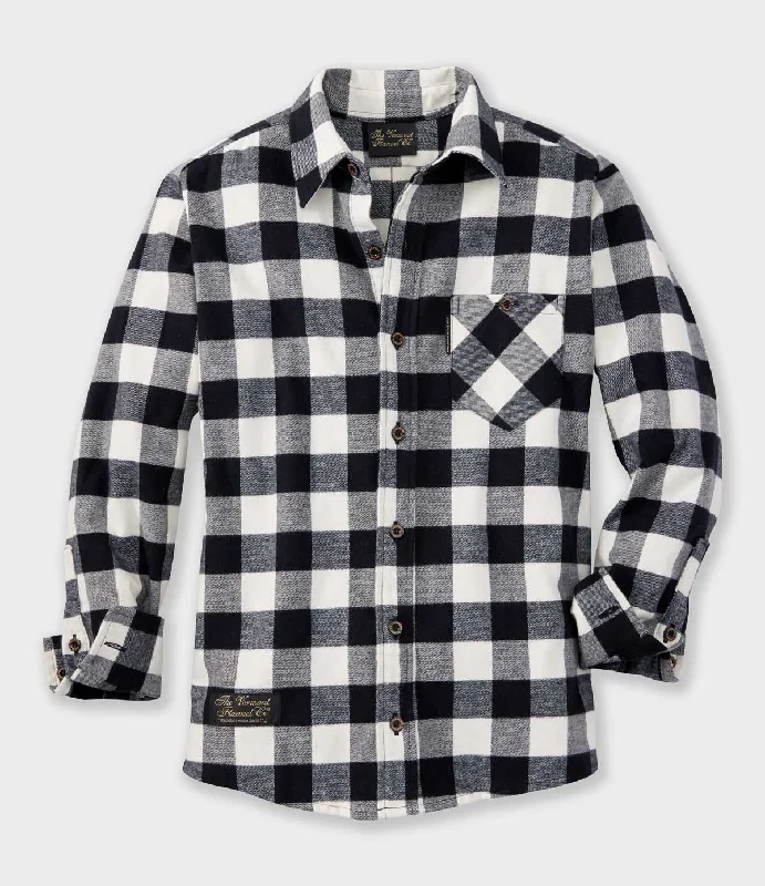 Fitted Flannel Shirt - Upcountry Check Business