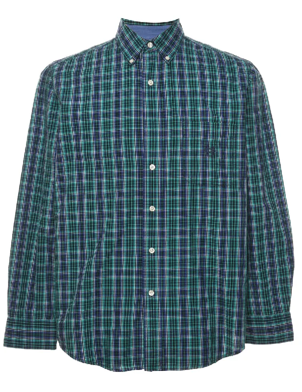 Chaps Checked Shirt - M Masculine Men's Thick