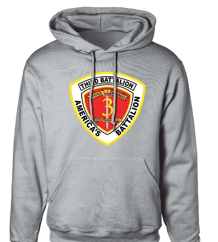 3rd Battalion 3rd Marines Hoodie Casual Men's Japanese 