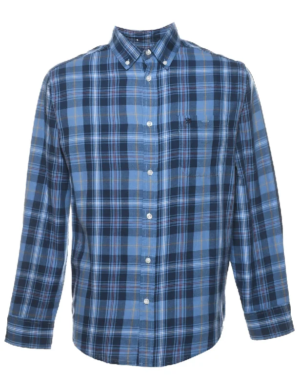 Blue Checked Shirt - S Beach