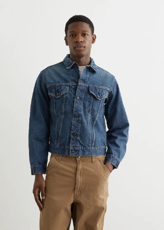 Type 3 1960's Denim Jacket Trendy Men's Bucket