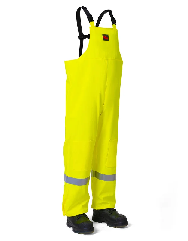 Forcefield Lightweight FR Lime Hi Vis Safety Rain Overalls 023-6150 Organic