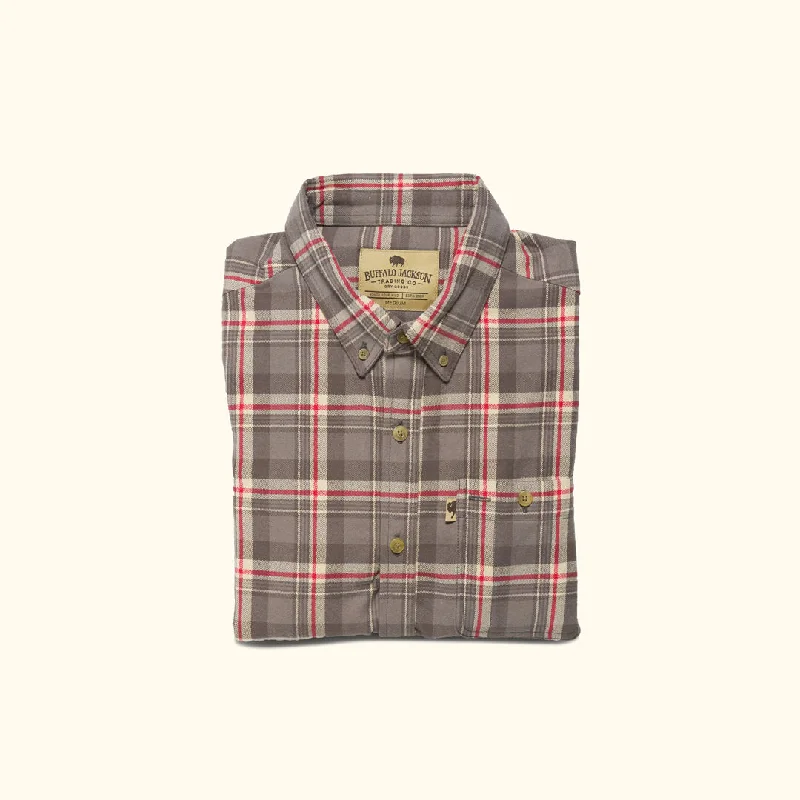 Fairbanks Flannel Shirt | Barnwood Sleek Men's Metallic