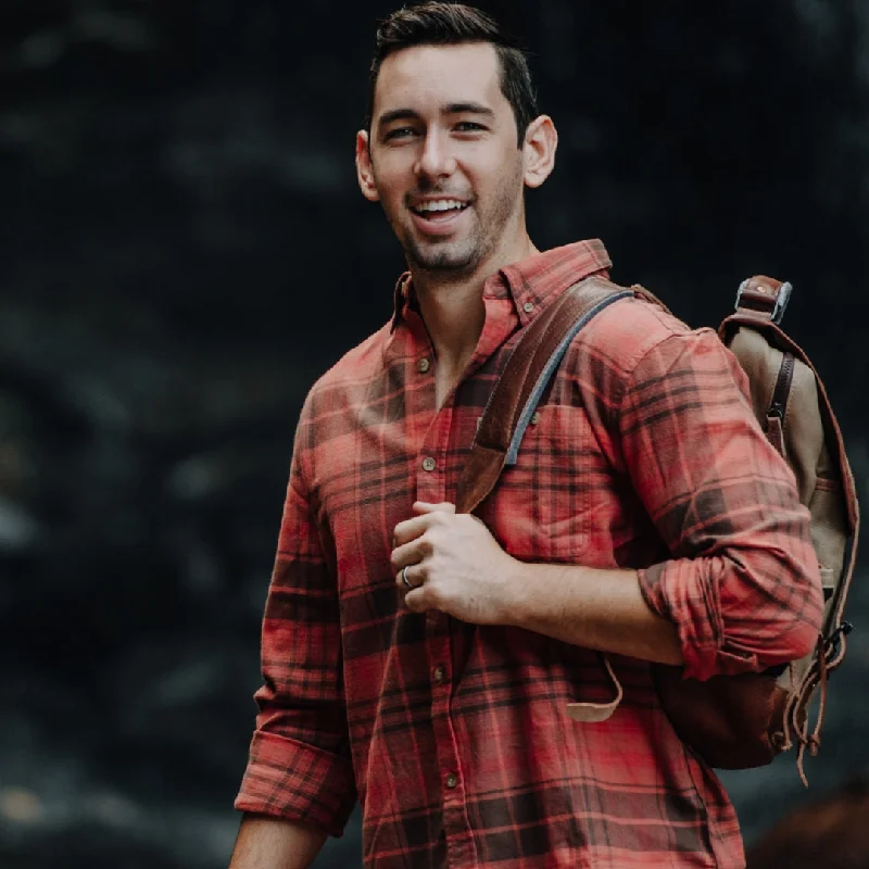 Fairbanks Flannel Shirt | Canyon Ridge Sporty Men's Athleisure 