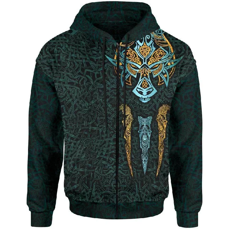 Fenrir Zip Hoodie Hip Men's Urban