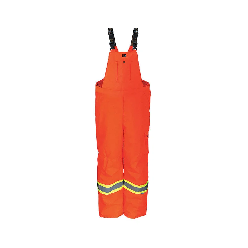 Viking Professional Orange Freezer Insulated Journeyman Rip-Stop FR Overalls 3957FRPO Confident Men's High