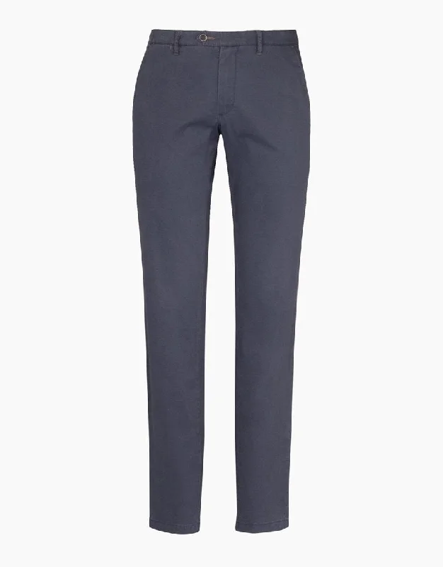 Soho blue textured chinos Youthful Men's Anime