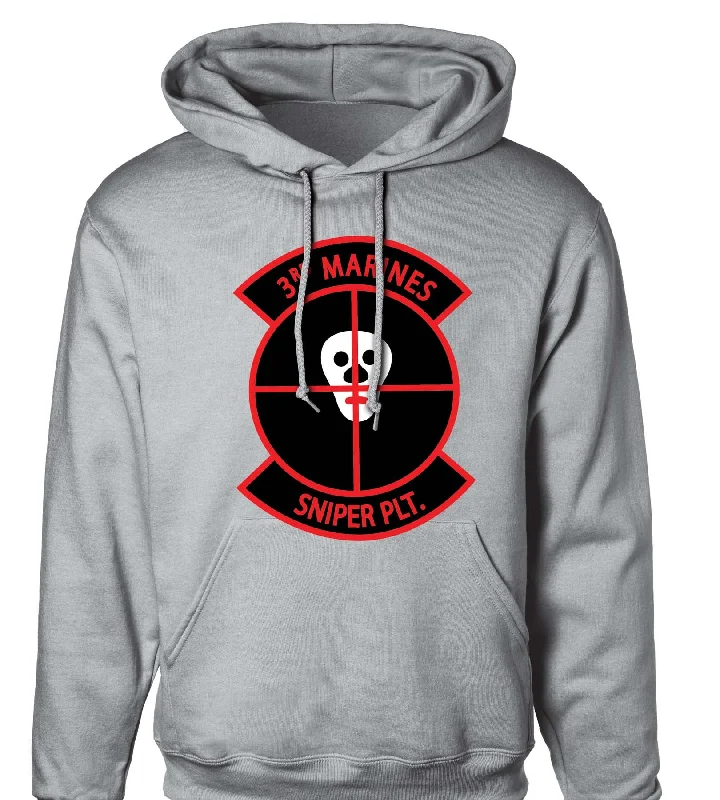 3rd Marines Sniper Platoon Hoodie Stylish Men's Tropical 