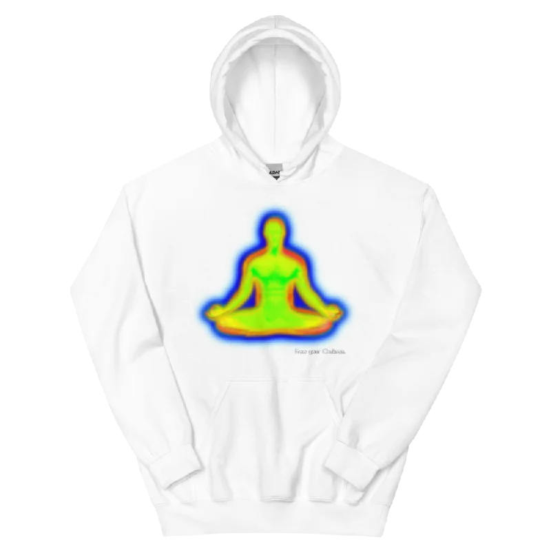 Free Your Chakras Graphic Hoodie Hip Men's Retro