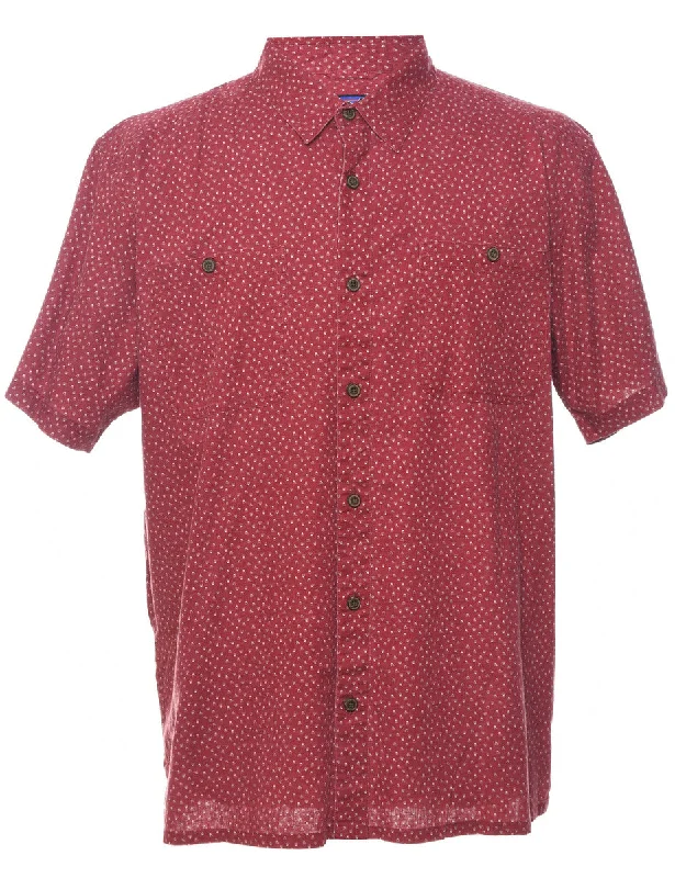 Patagonia Maroon Shirt - L Refined Men's Classic 