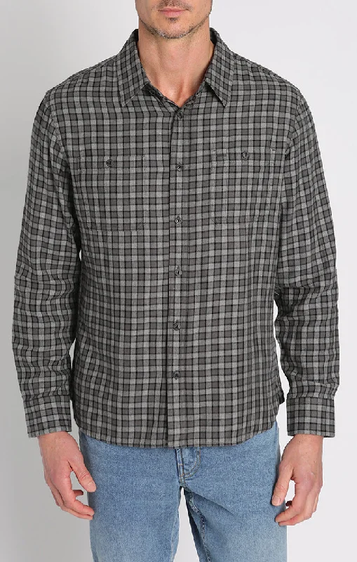 GREY DARK PLAID