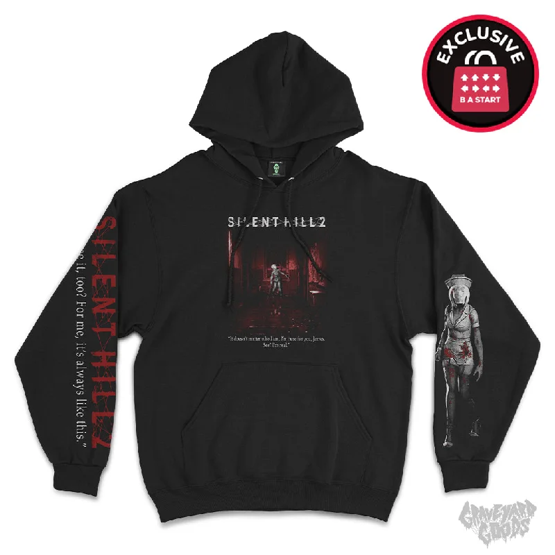 Silent Hill 2 Remake • Long Hallway (OKS Exclusive Hoodie) Stylish Men's Neon