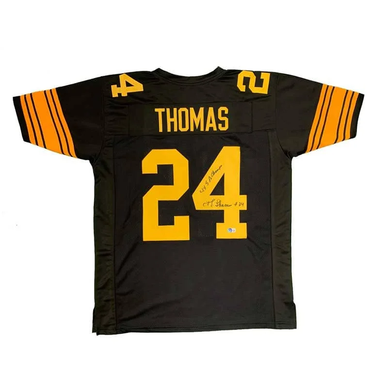 JT Thomas Signed Custom Alternate Jersey with  4X SB Champs Tough Men's Tactical