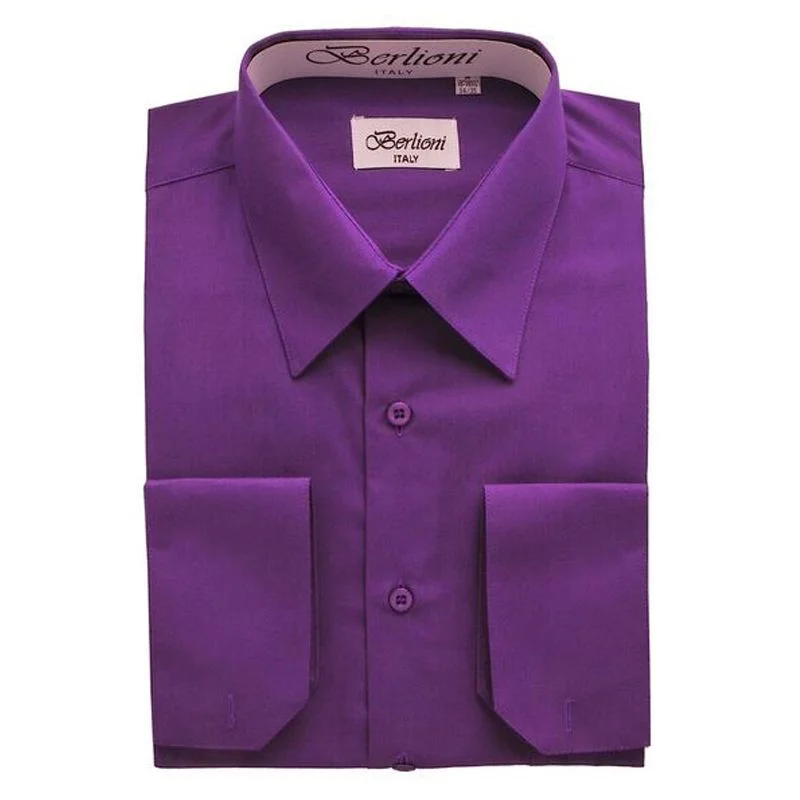 French Convertible Shirt | N°223 | Purple Vacation