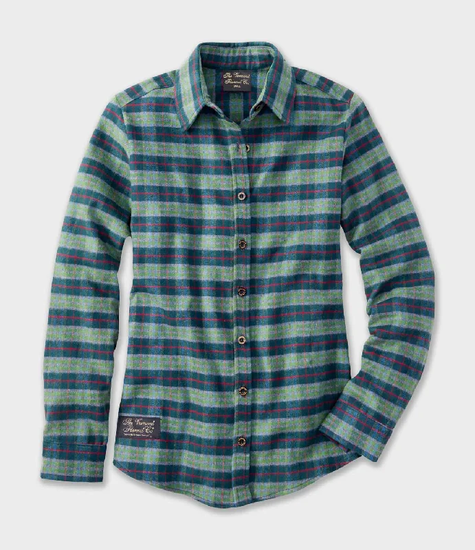 Women's Fitted Flannel Shirt - Montana Masculine Men's 