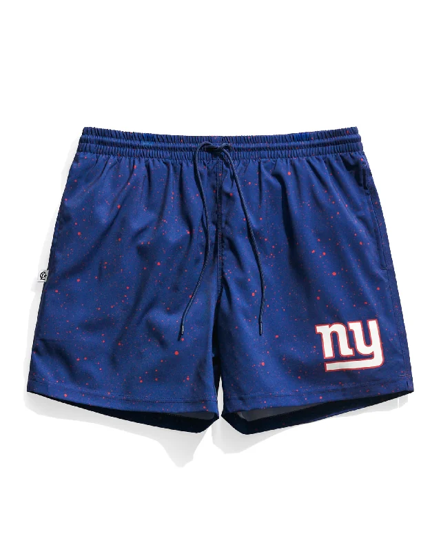 New York Giants Speckle Active Shorts Elegant Men's Formal 