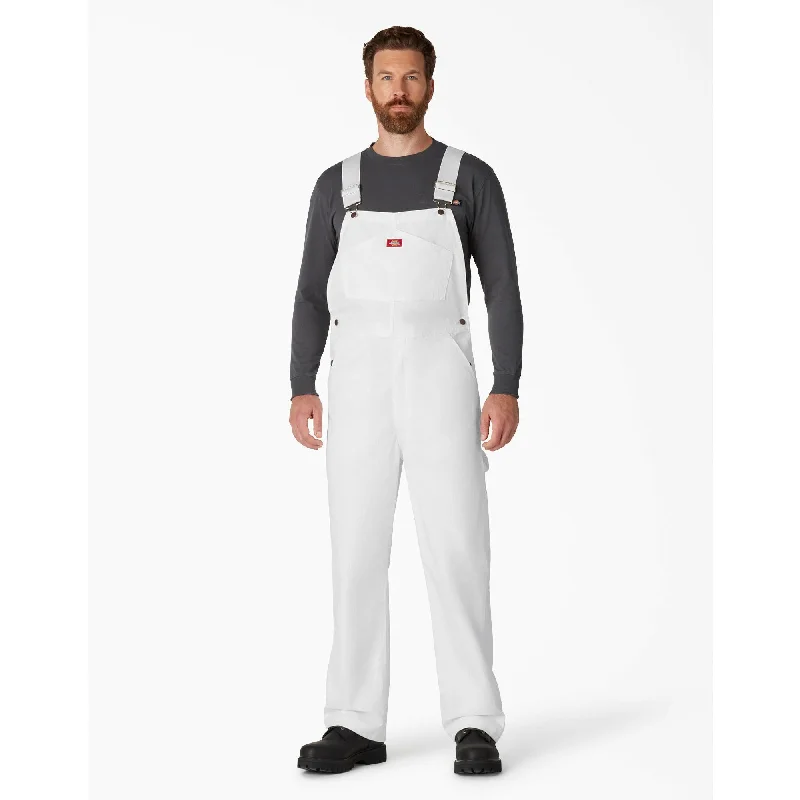 Dickies Painter's Utility Bib Overalls - 8953WH Polished Men's Silk