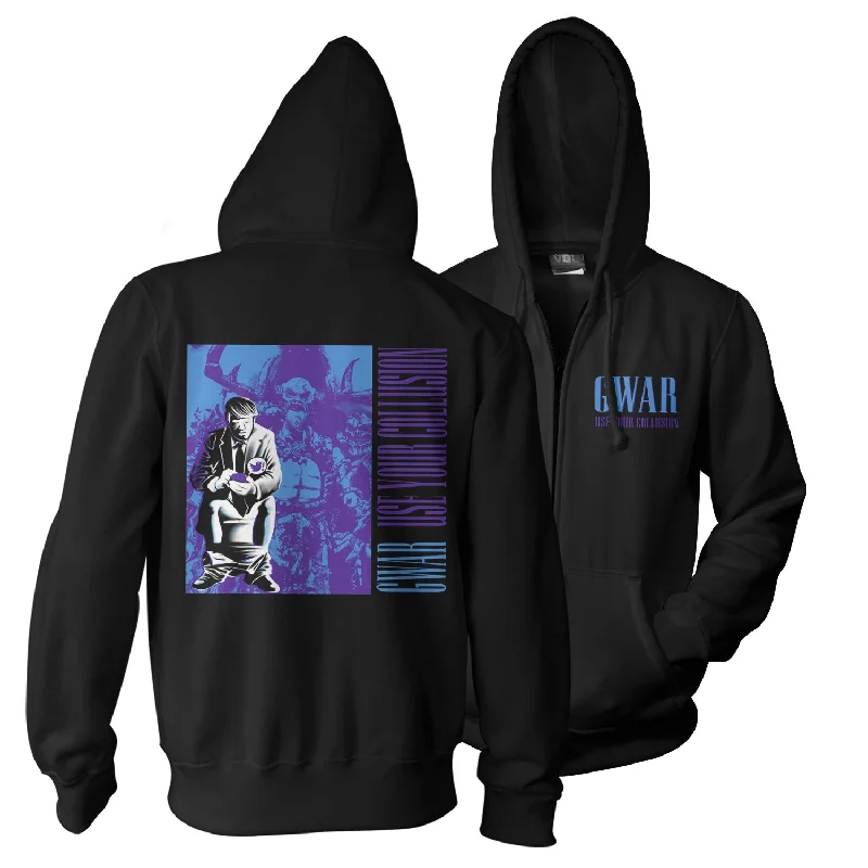 Gwar "Use Your Collusion II" Zip Hoodie Bold Men's Statement