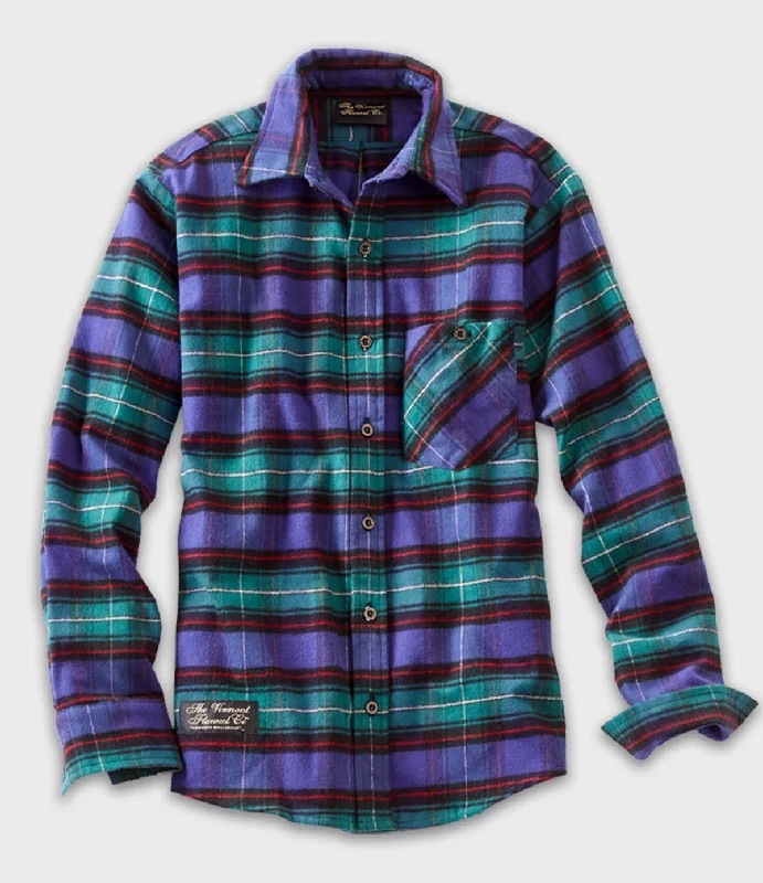 Fitted Flannel Shirt - Vermont Refined Men's European