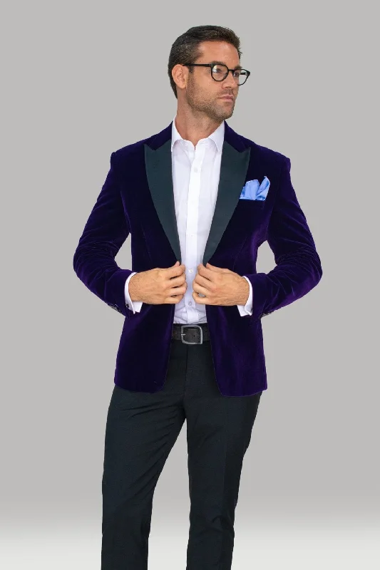 Rosa Lilac Blazer Youthful Men's Anime