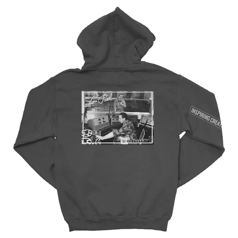 Les Paul "Les Paul In The Studio Hoodie Sweatshirt" Zip Hoodie Lumberjack