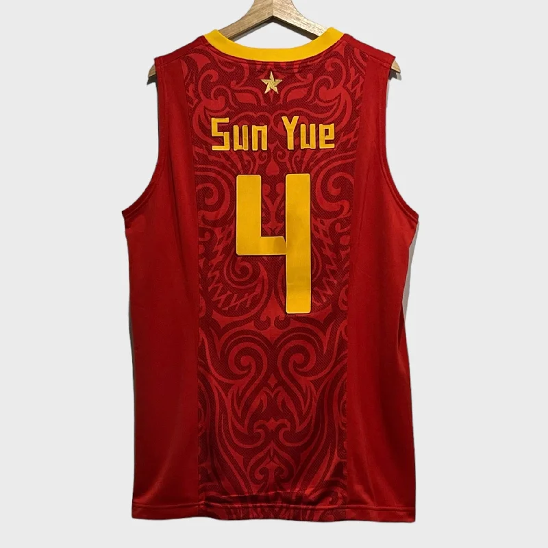 Vintage Sun Yue China Basketball Jersey L Youthful Men's Pop