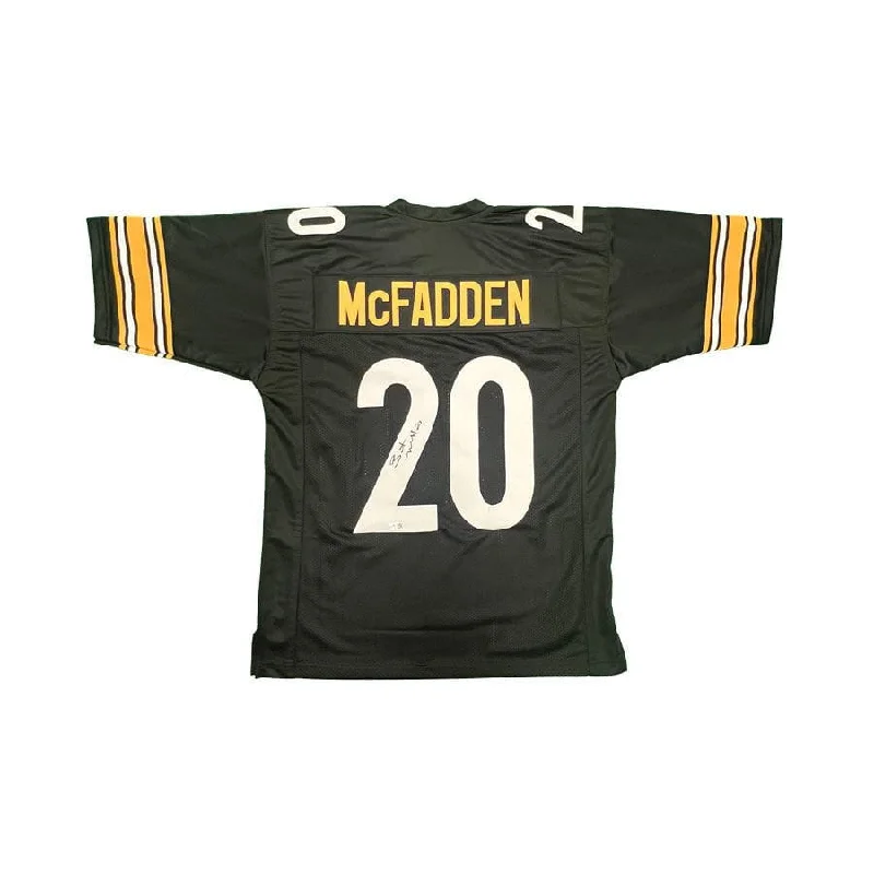 Bryant McFadden Signed Custom Black Home Football Jersey Casual Men's Japanese 