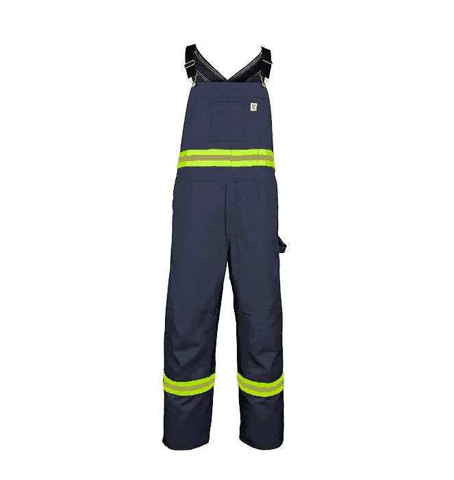 BIG BILL Unlined Industrial Bib Overall with Reflective Material - 178BF Luxurious Men's High