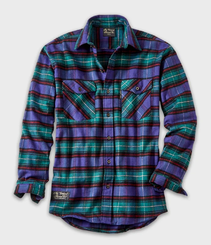 Men's Classic Flannel Shirt - Vermont Stylish Men's Tropical 