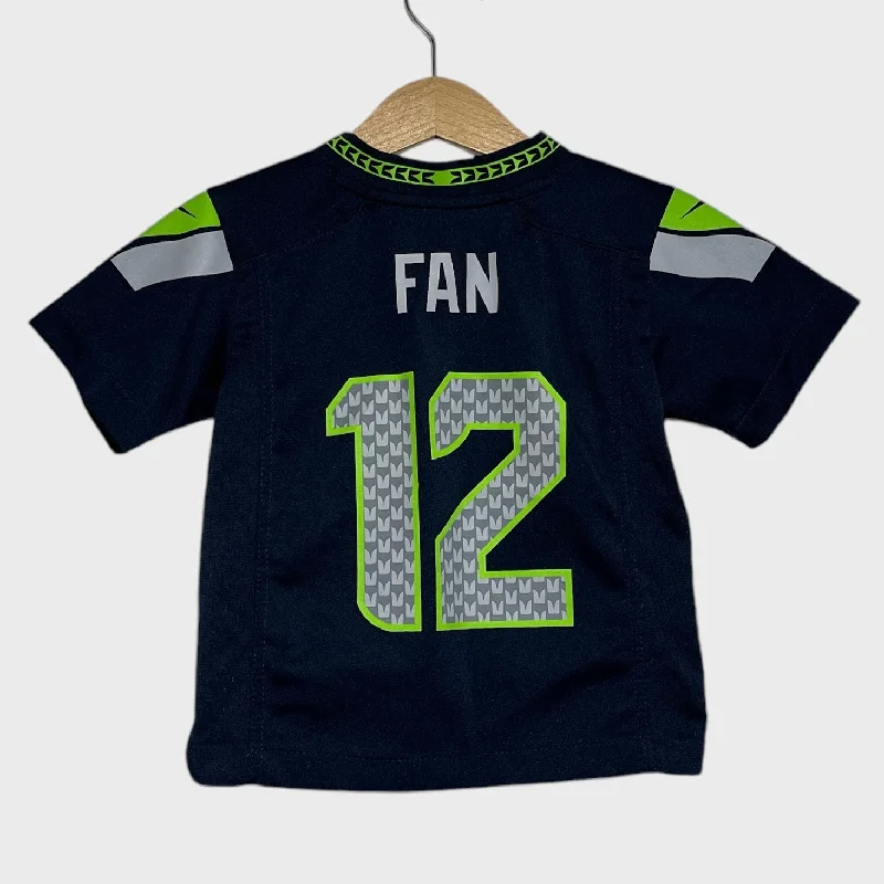 Fan #12 Seattle Seahawks Jersey Toddler 2T Bold Men's Statement