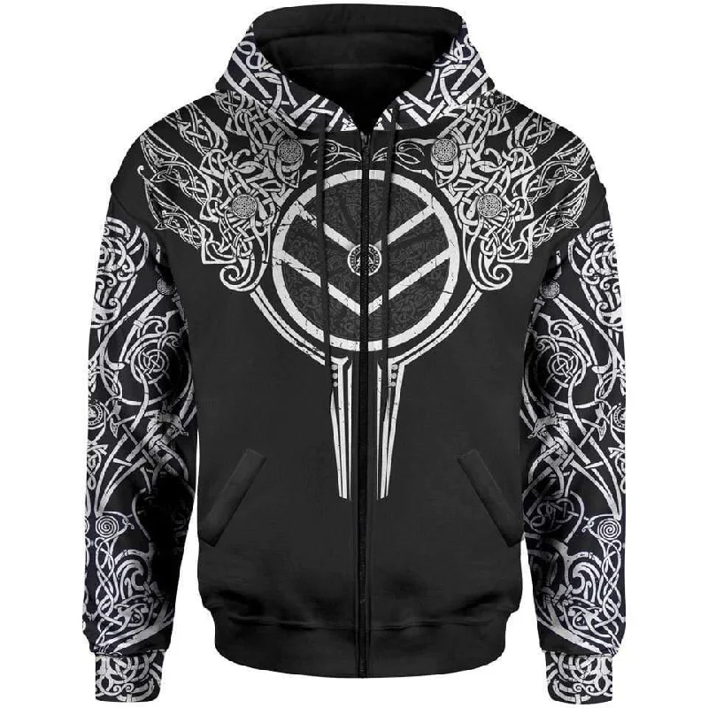 Valkyrie Zip Hoodie Monochromatic All