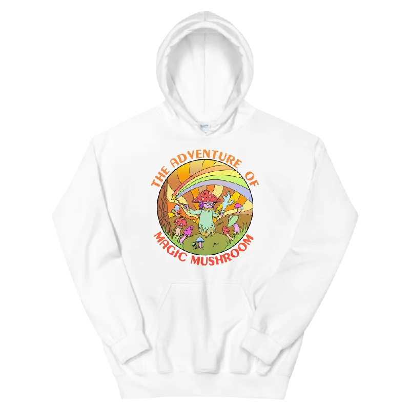 The Adventure Of Magic Mushroom Graphic Hoodie Organic