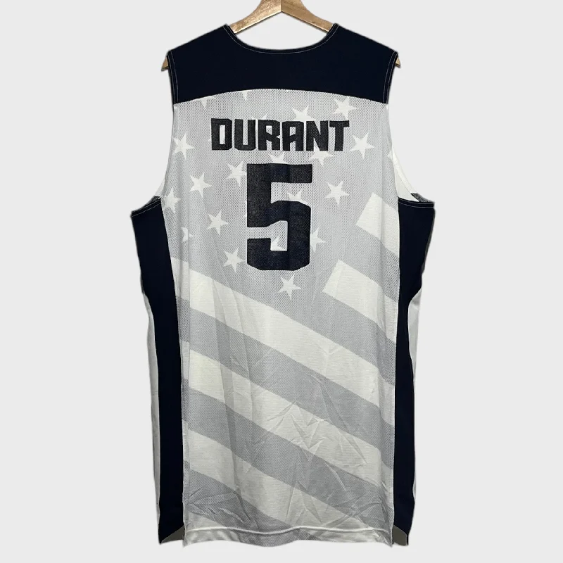 Kevin Durant Team USA 2012 Basketball Jersey XL Monochromatic Office Style