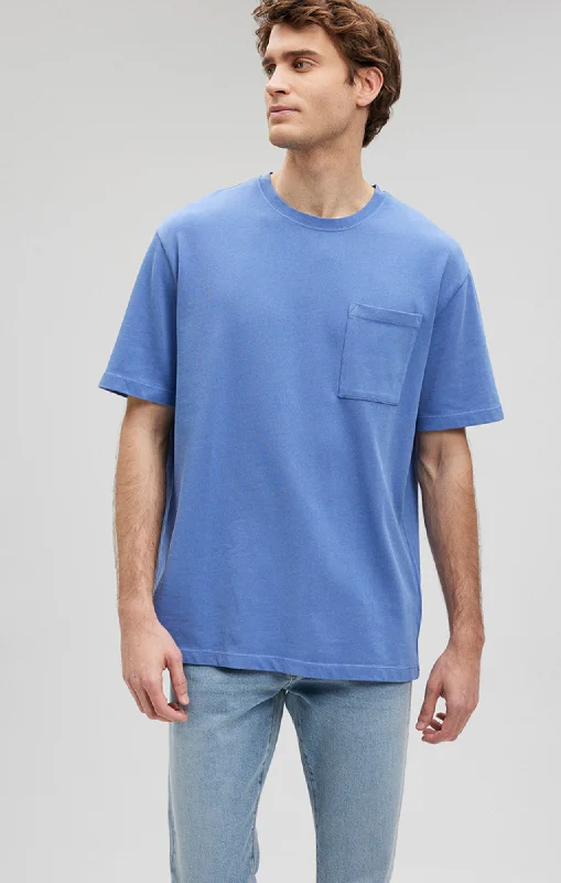 POCKET T-SHIRT IN EBB AND FLOW Casual Men's Loose