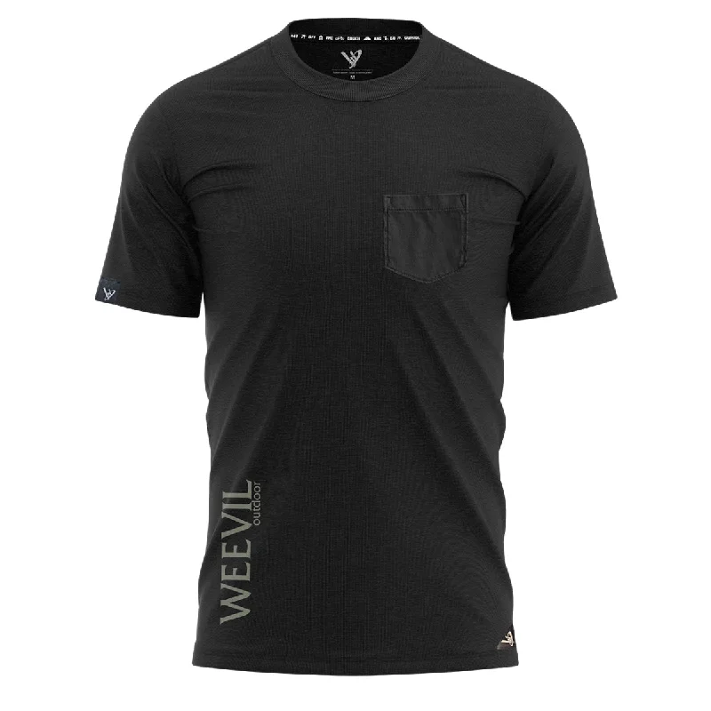 WIZE TEE // MERINO WOOL Sleek Men's Contemporary 