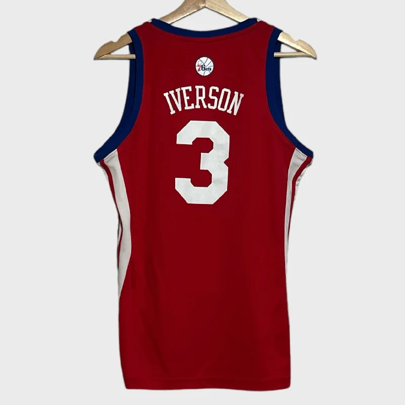 Allen Iverson Philadelphia 76ers Jersey Women’s L Street