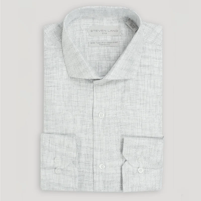 The Colm Dress Shirt | Semi Spread Collar | Mitered Barrel Cuff Casual Men's Japanese 