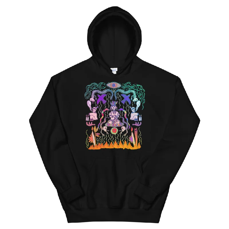 Realm Beyond Materials Graphic Hoodie Monochromatic All