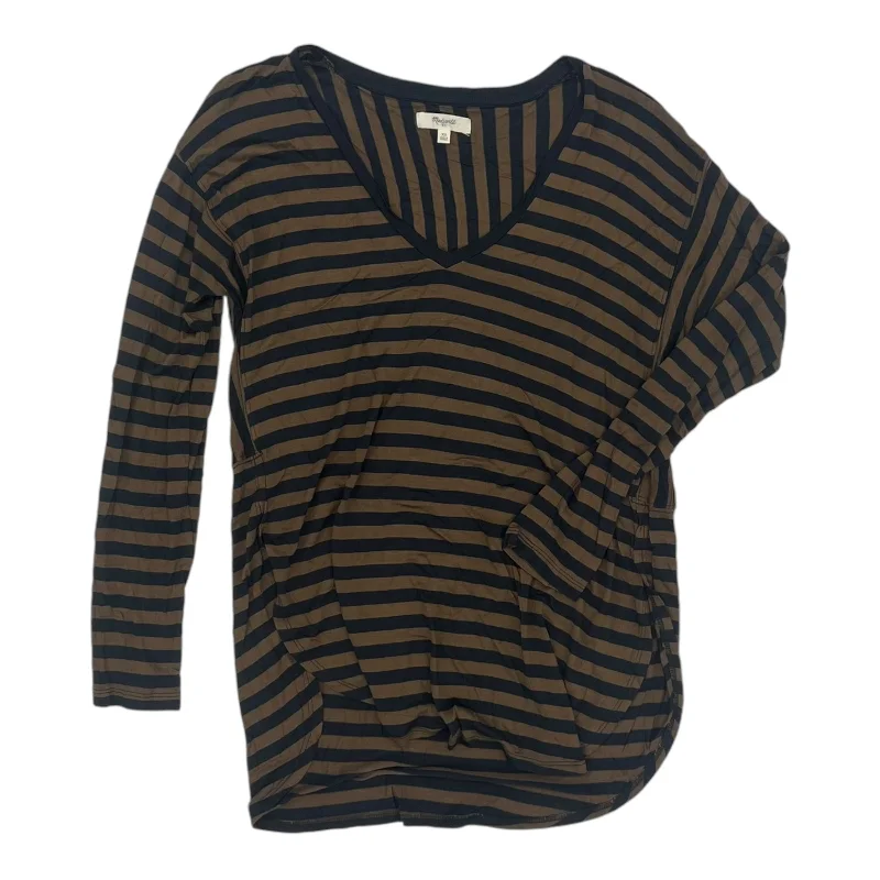 Top Ls By Madewell In Black & Brown, Size:Xs Practical Men's Quick