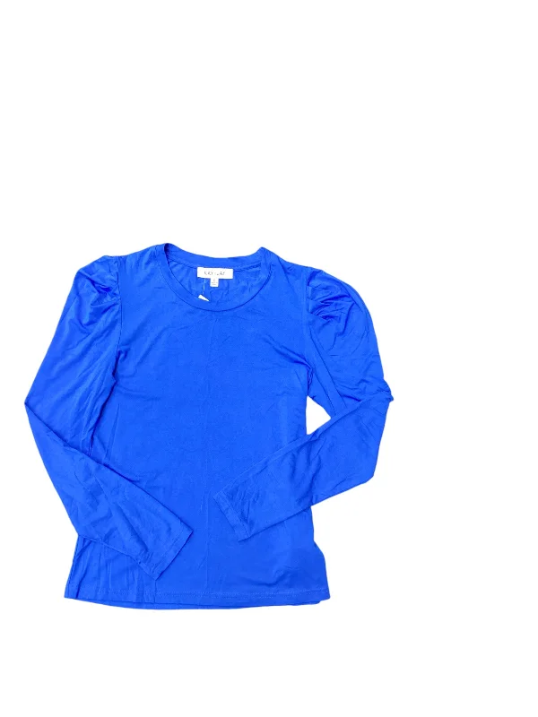 Top Long Sleeve By Clothes Mentor In Blue, Size: S Cool Men's Distressed