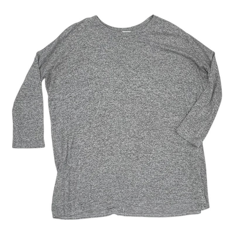 Top Ls By Tobi In Grey, Size:L Laid