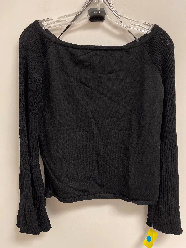 Top Long Sleeve By Ann Taylor In Black, Size: M Practical Men's Quick