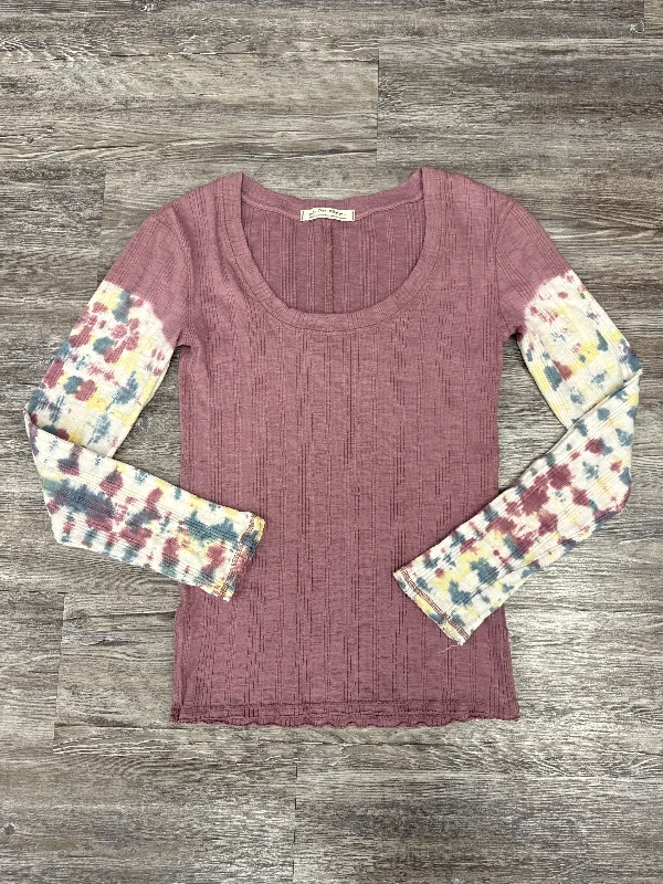 Top Long Sleeve By We The Free In Mauve, Size: L Practical Men's Multi