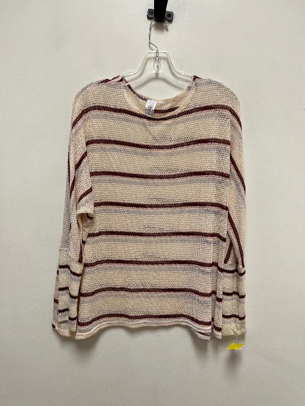 Top Long Sleeve By Clothes Mentor In Striped Pattern, Size: S Dynamic Men's Glow