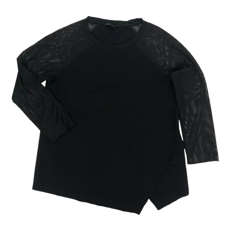 Top Ls By Jones New York In Black, Size:M Tough Men's Tactical