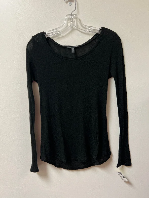 Top Long Sleeve By Eileen Fisher In Black, Size: S Gym