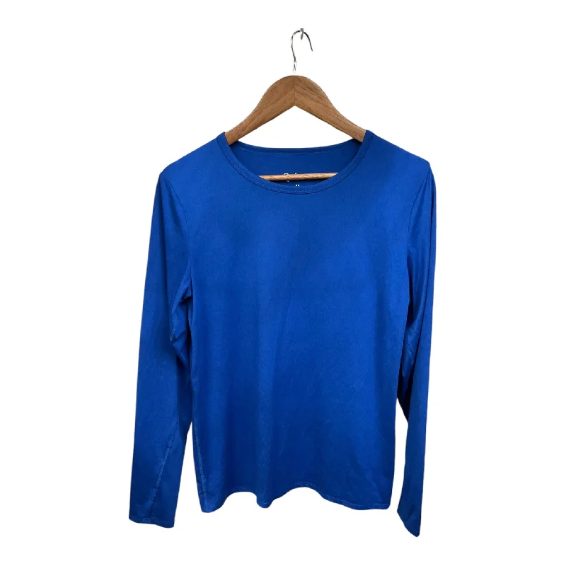 Top Long Sleeve By Cmb In Blue, Size: M Traditional Men's Country